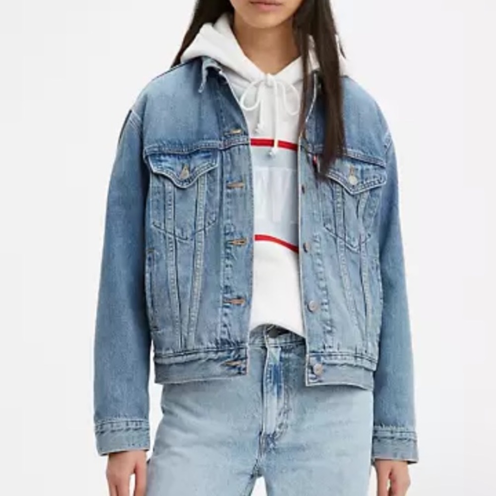 Levi’s Ex-Boyfriend Trucker Jean Jacket - Picture 4 of 4
